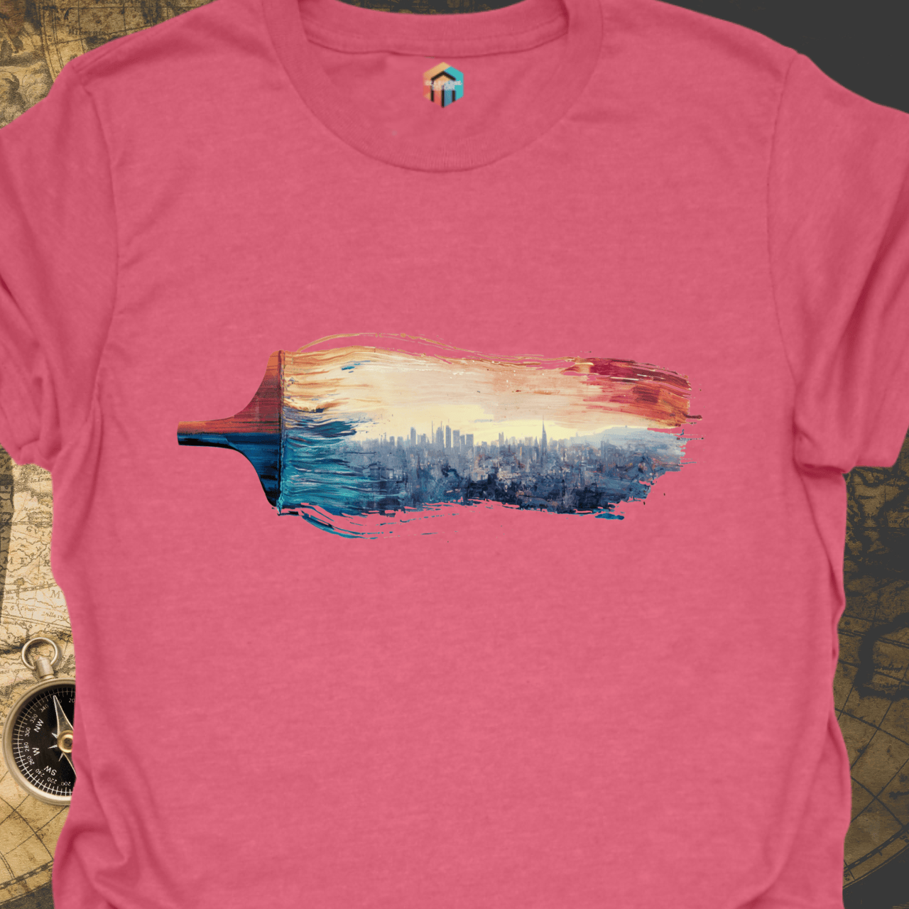 Brushstroke City, USA T-Shirt