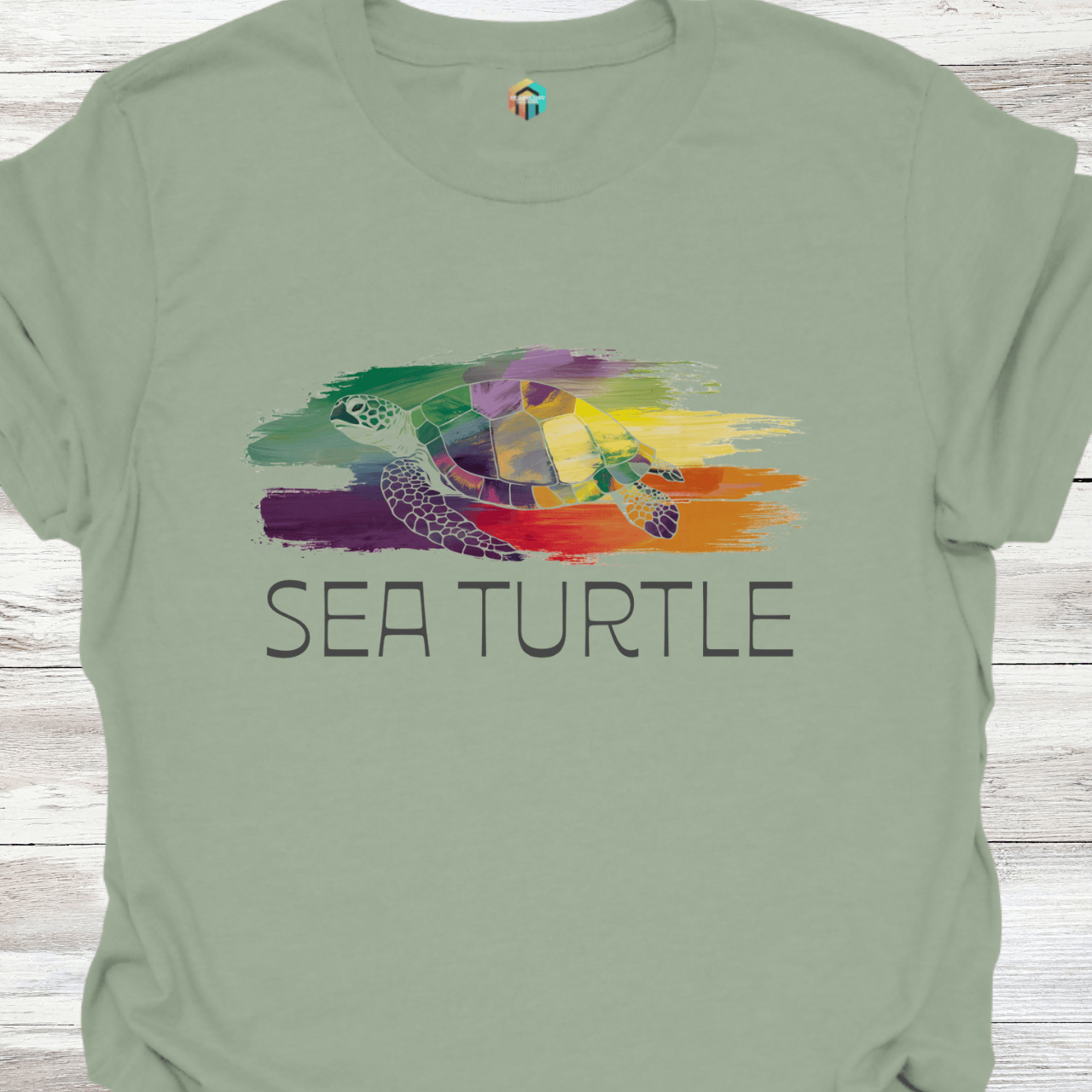 Sea Turtle in Colors T-Shirt