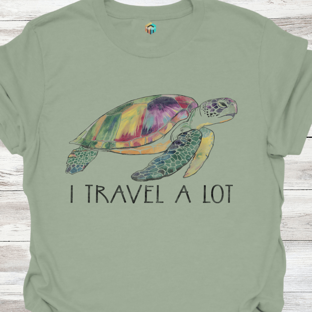I Travel A Lot Sea Turtle T-Shirt