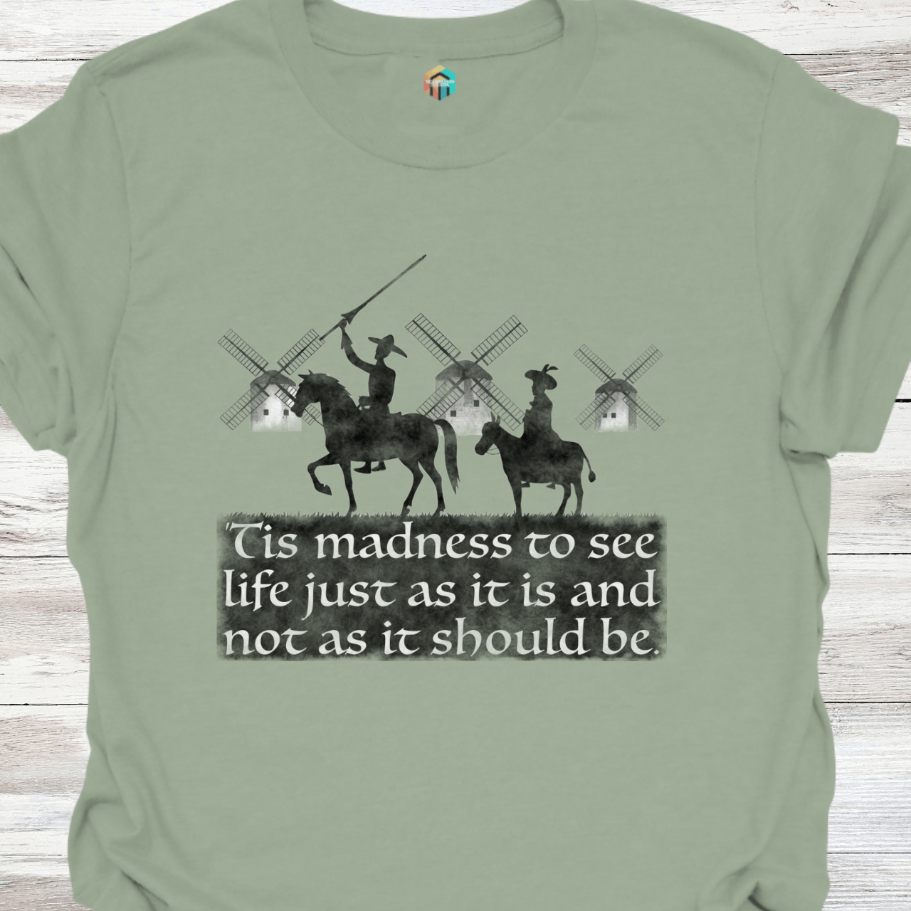 Don Quixote with Windmills T-Shirt