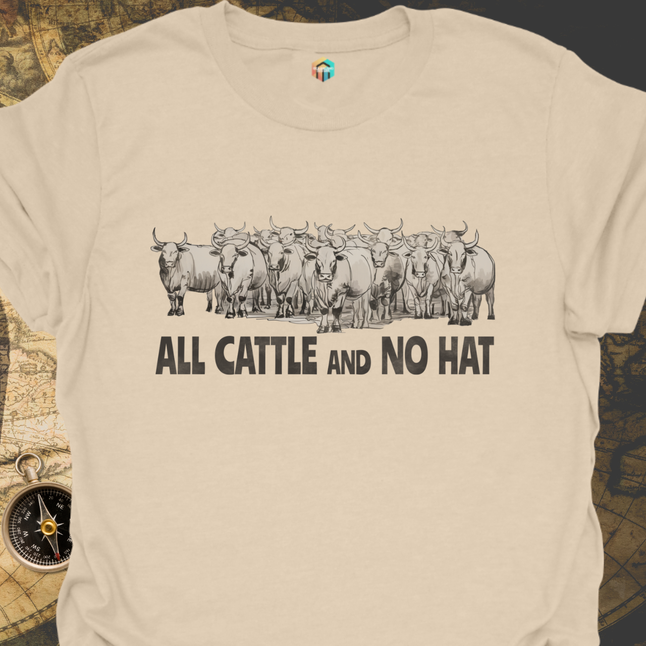 All Cattle and No Hat T-Shirt
