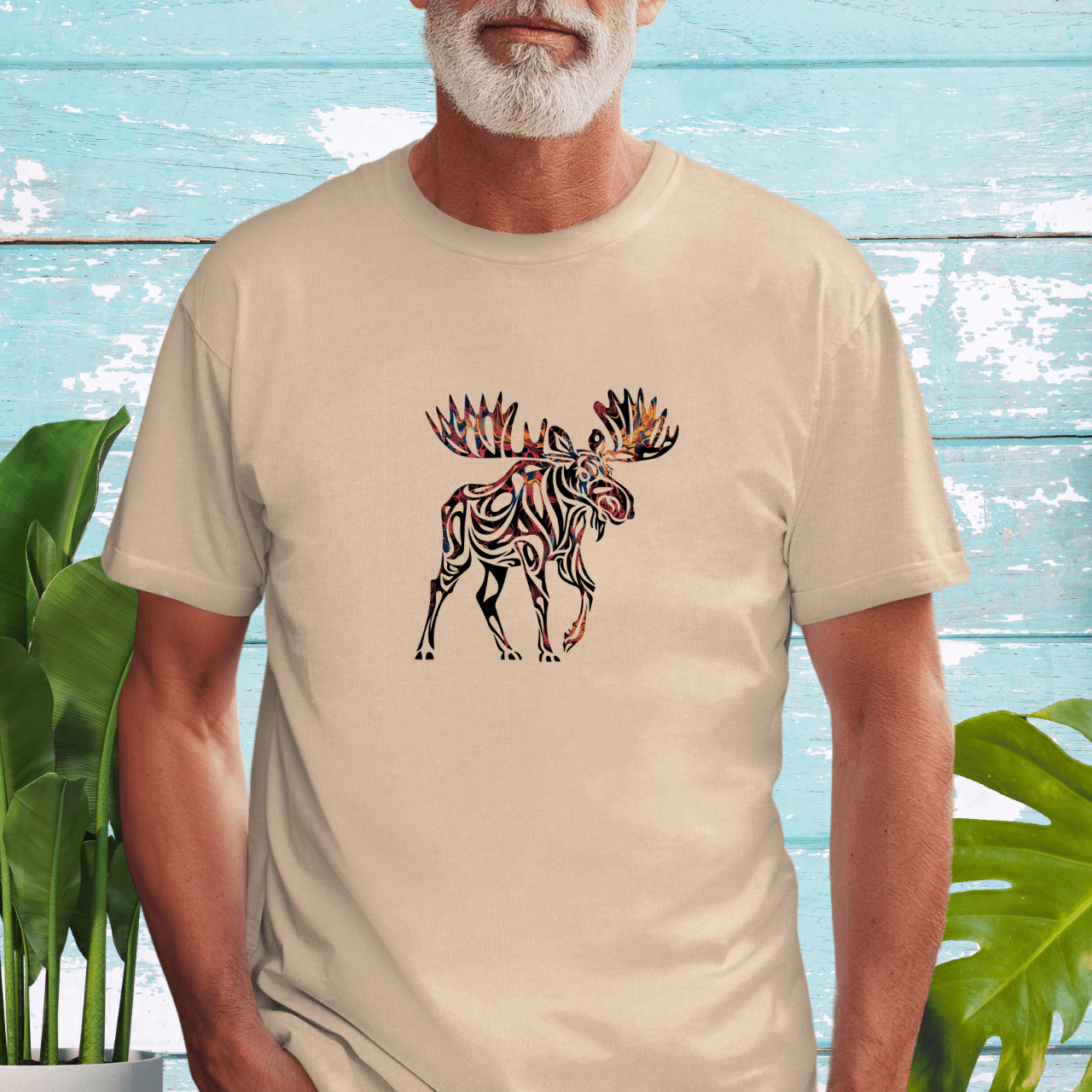 Moose Stencil T-Shirt