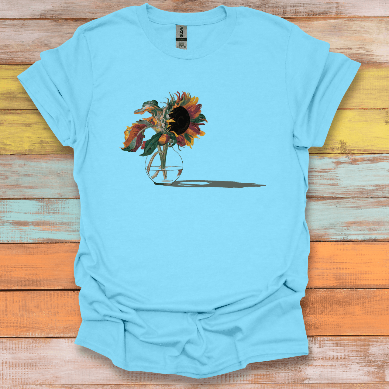 Sunflower Contemplating its Shadow T-Shirt