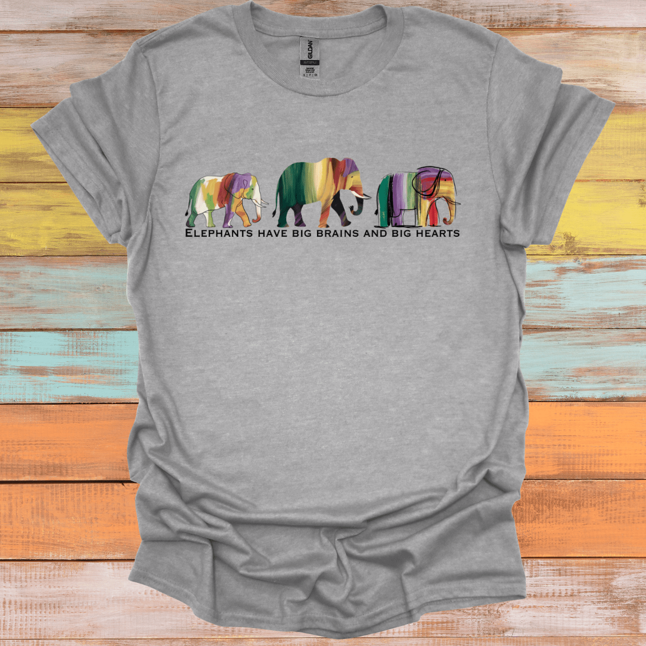 Colorful Elephants T-Shirt
