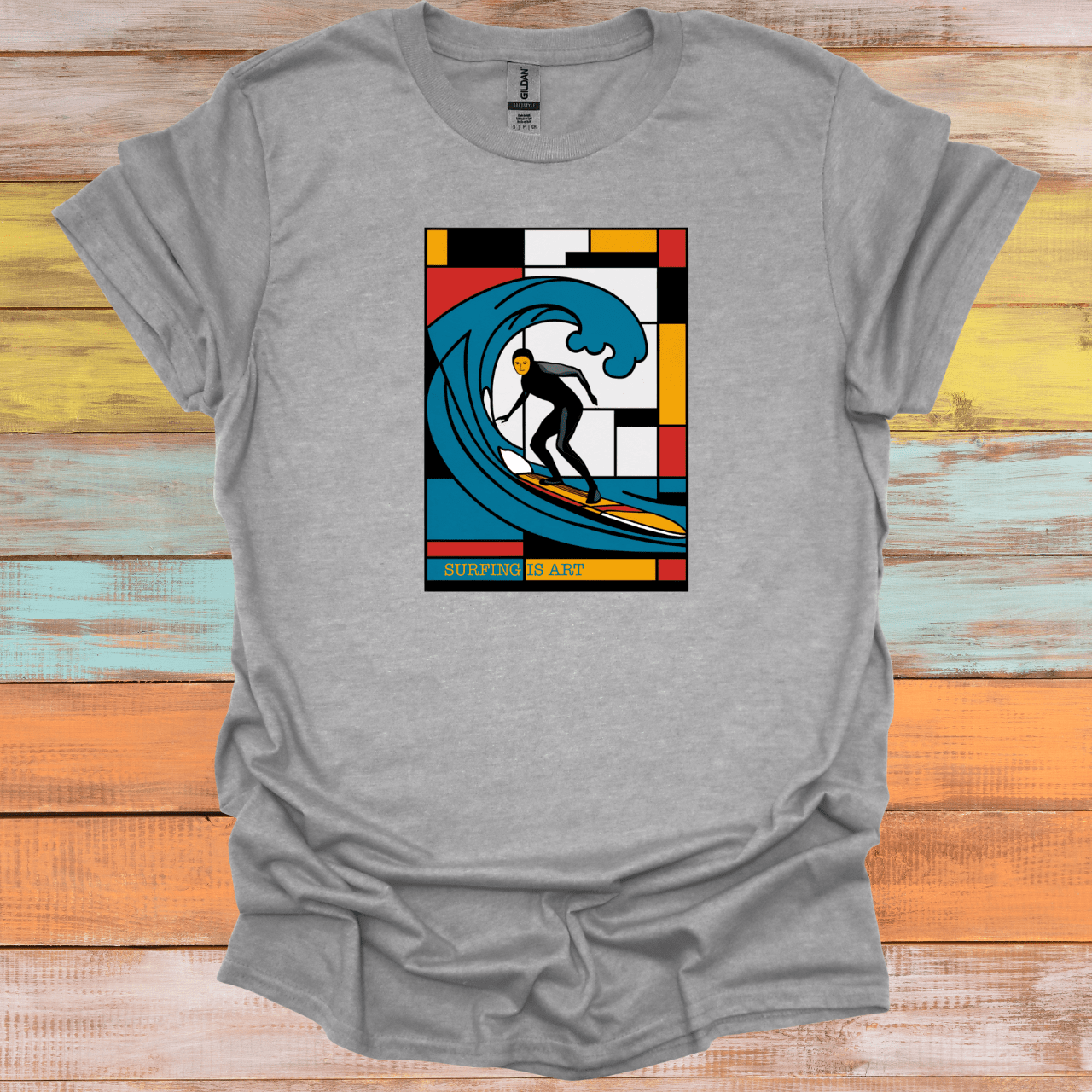Surfing is Art T-Shirt