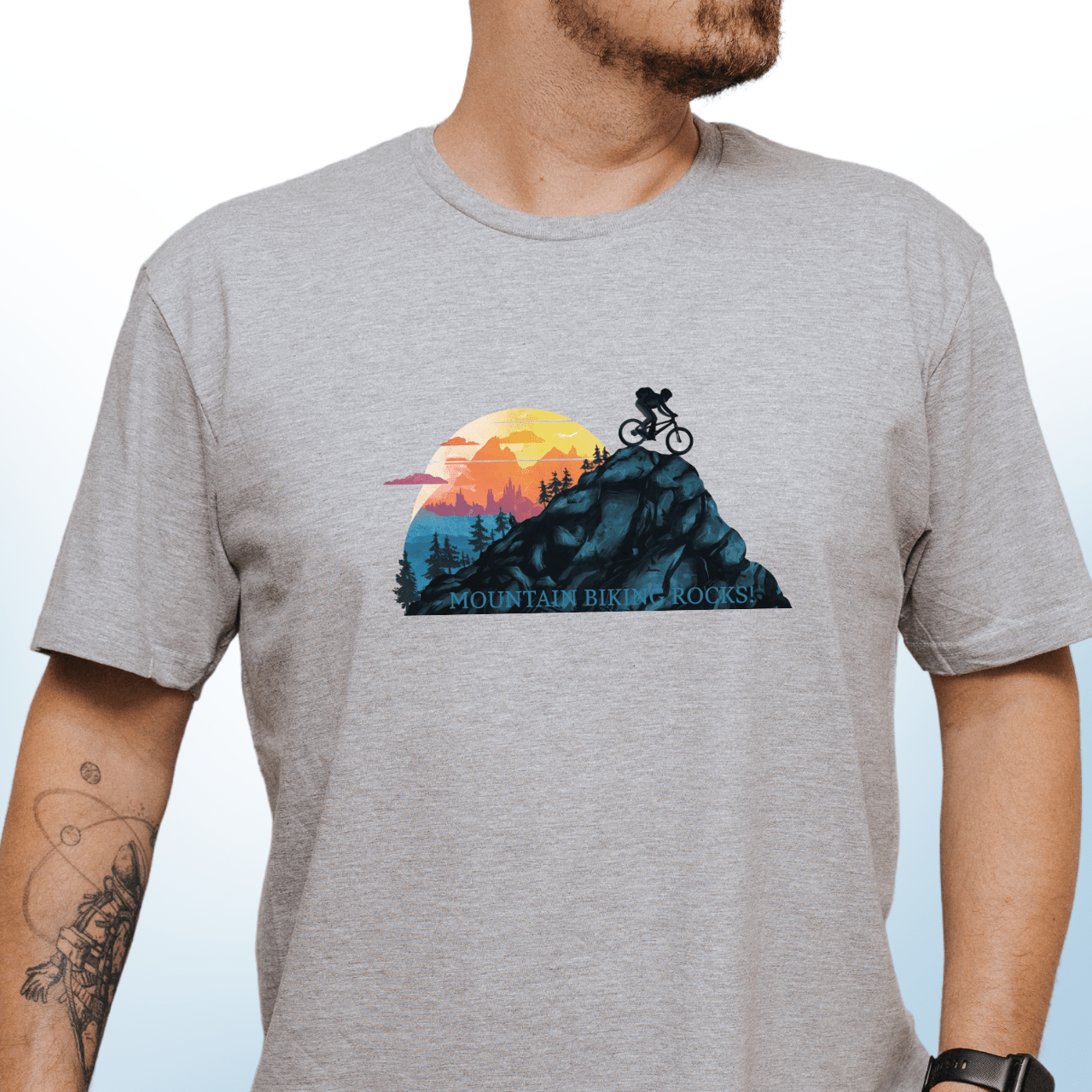 Mountain Biking Rocks T-Shirt