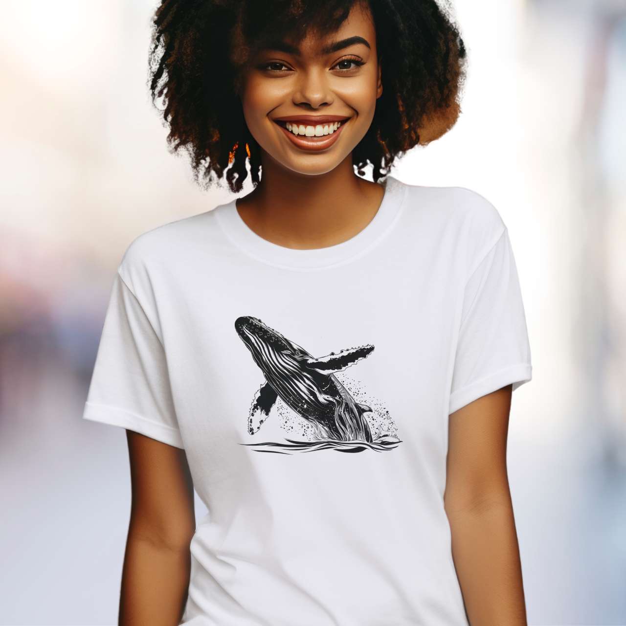 Whale Jumping for Joy T-Shirt
