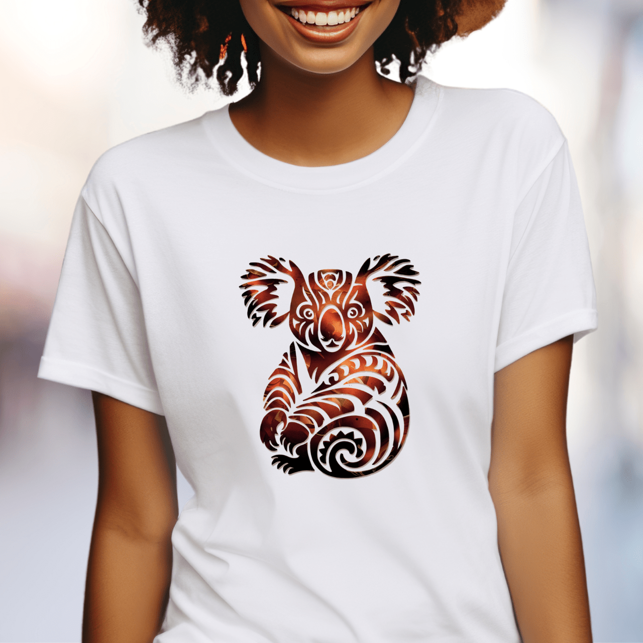 Koala in Color T-Shirt