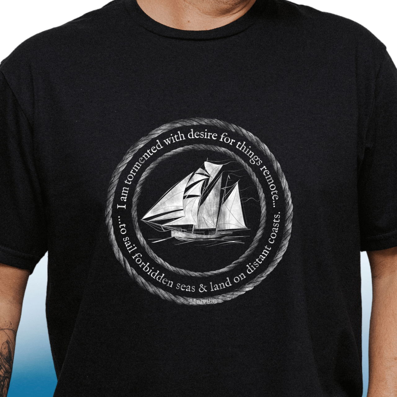 To Sail Forbidden Seas - Melville T-Shirt
