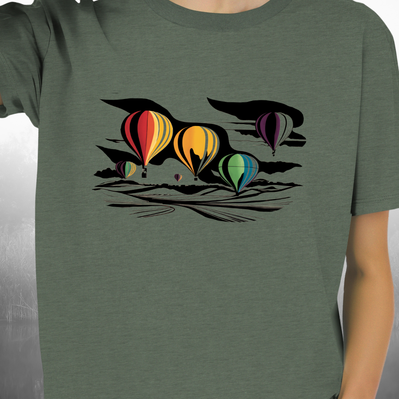 Hot Air Balloon Race T-Shirt