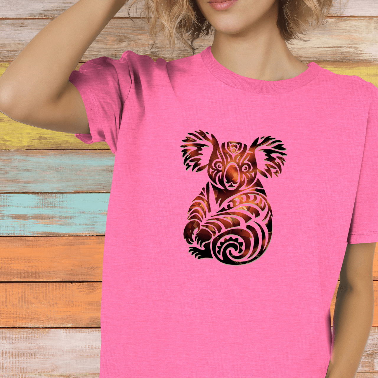Koala in Color T-Shirt