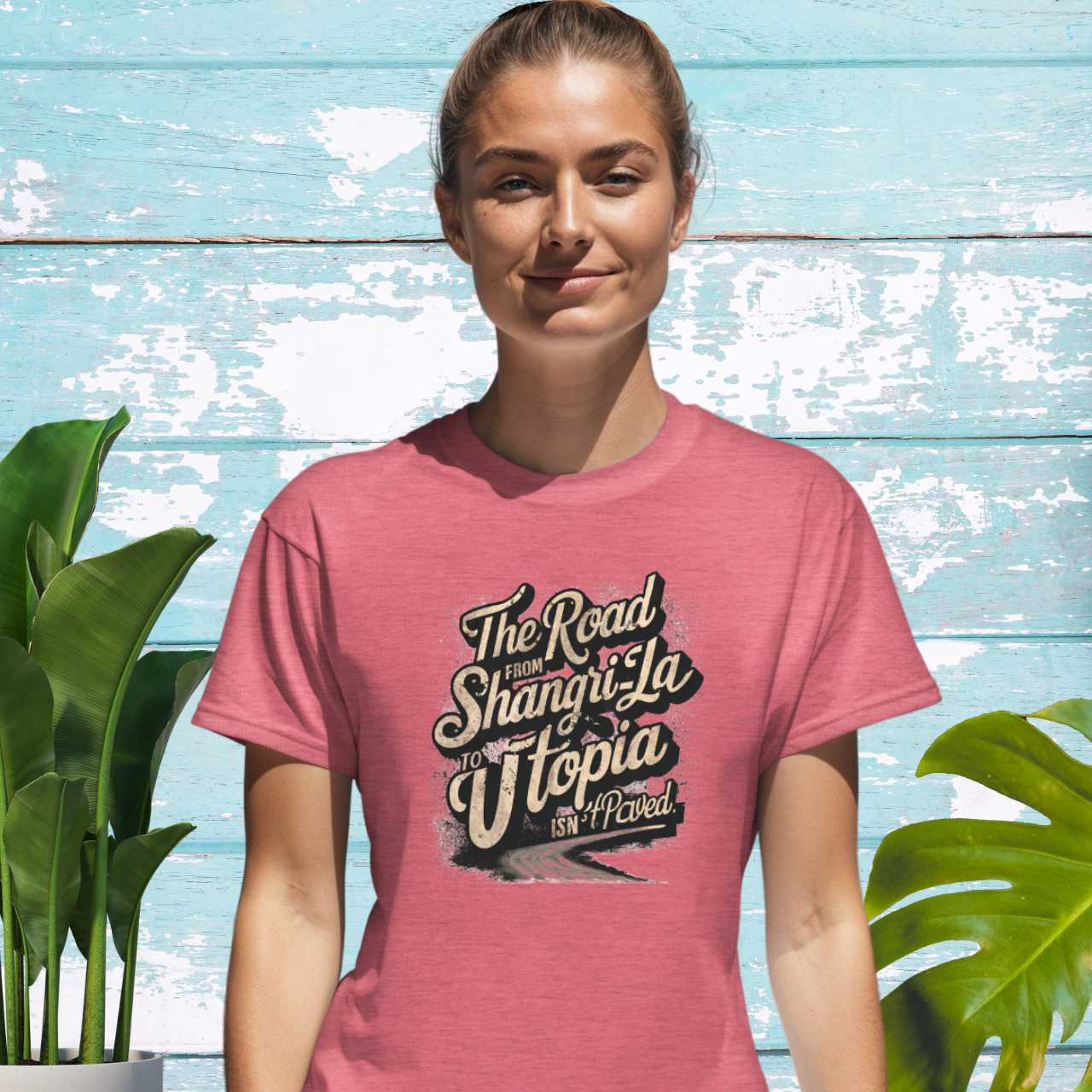 Road from Shangri-La to Utopia T-Shirt