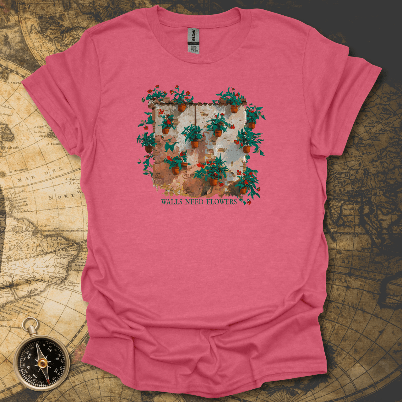 Walls Need Flowers! T-Shirt