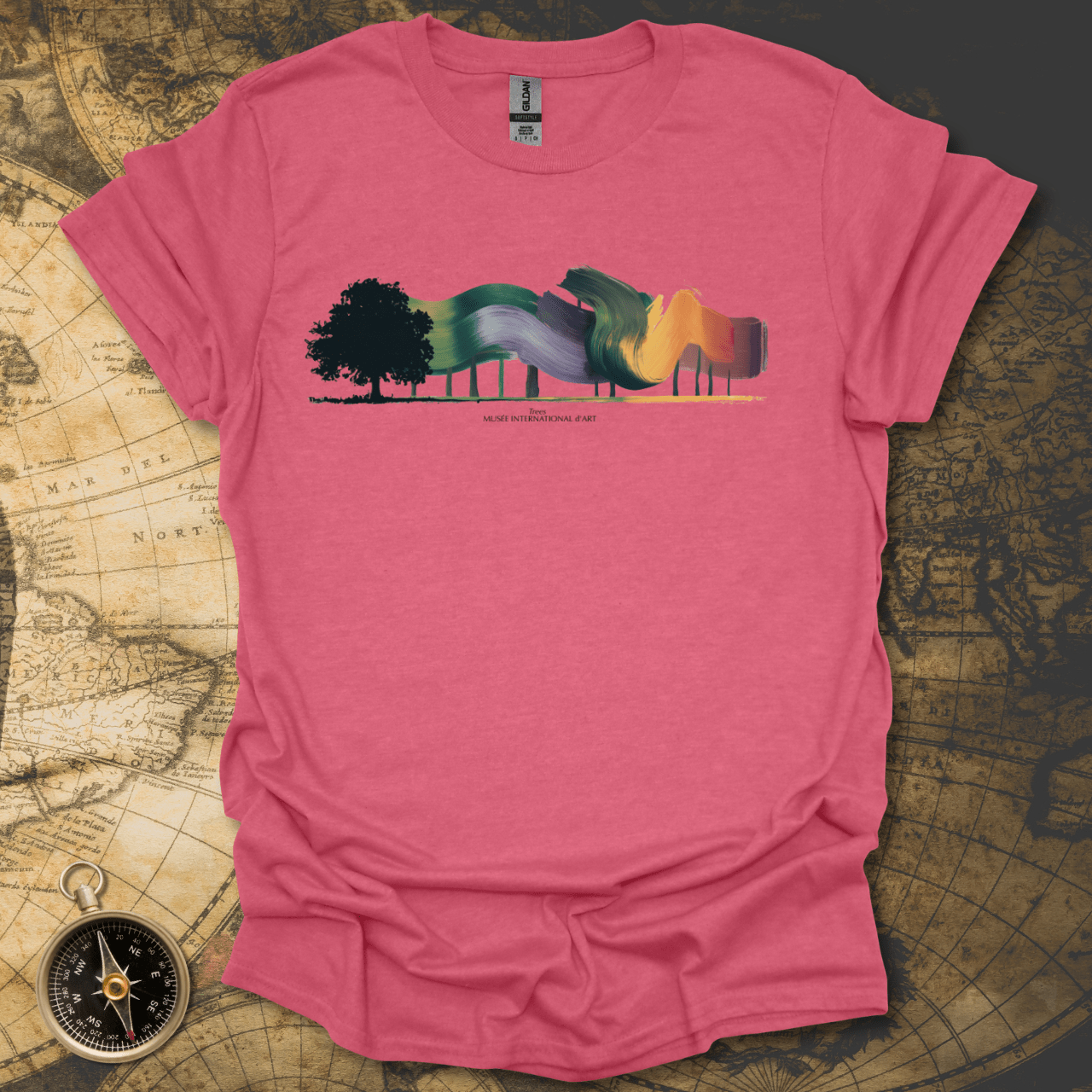 Trees in Abstract Color T-Shirt