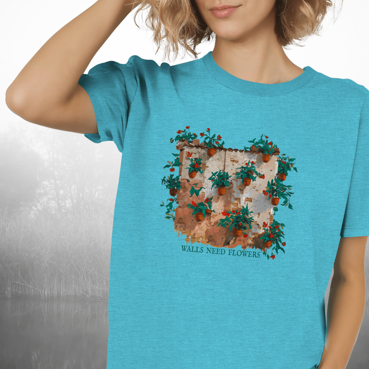 Walls Need Flowers! T-Shirt