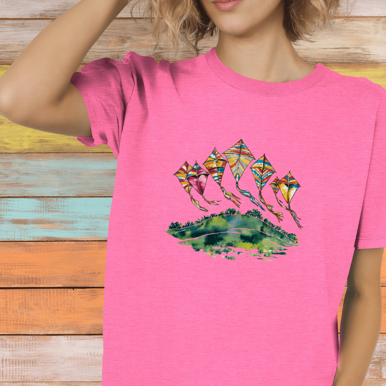 Kites Over a Hill T-Shirt