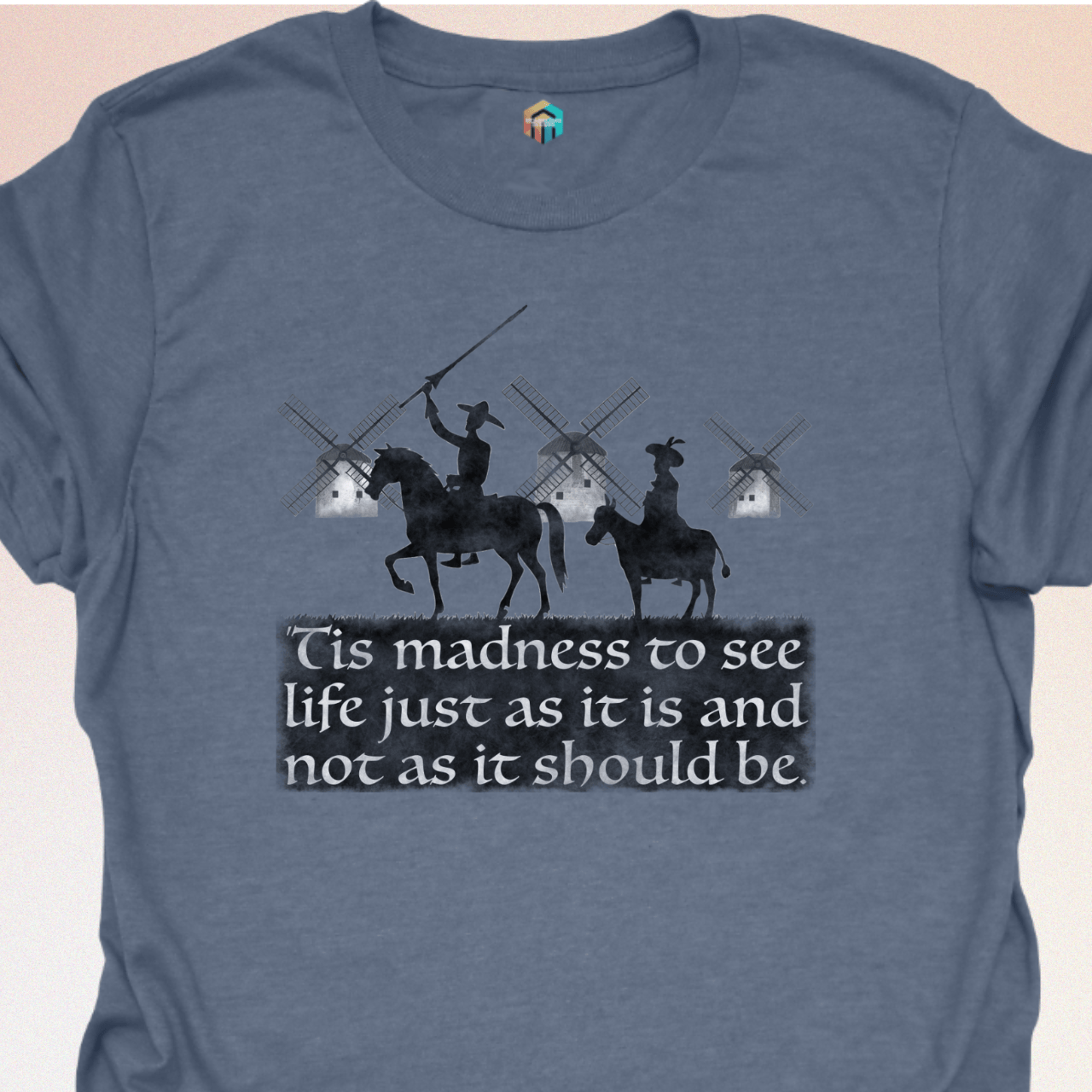 Don Quixote with Windmills T-Shirt
