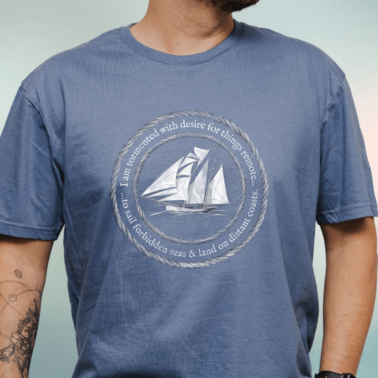 To Sail Forbidden Seas - Melville T-Shirt