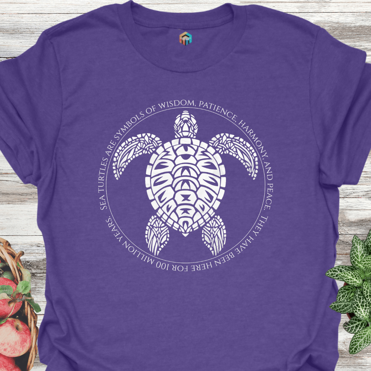 Sea Turtle Symbols T-Shirt
