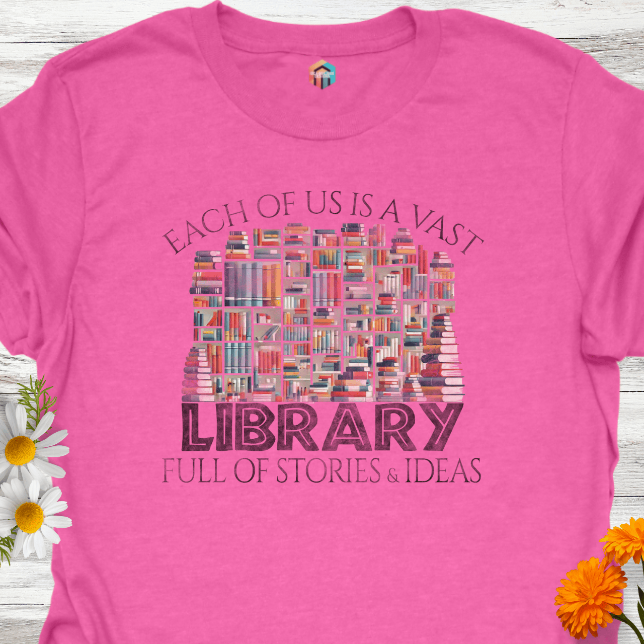 Each of Us is a Vast Library T-Shirt