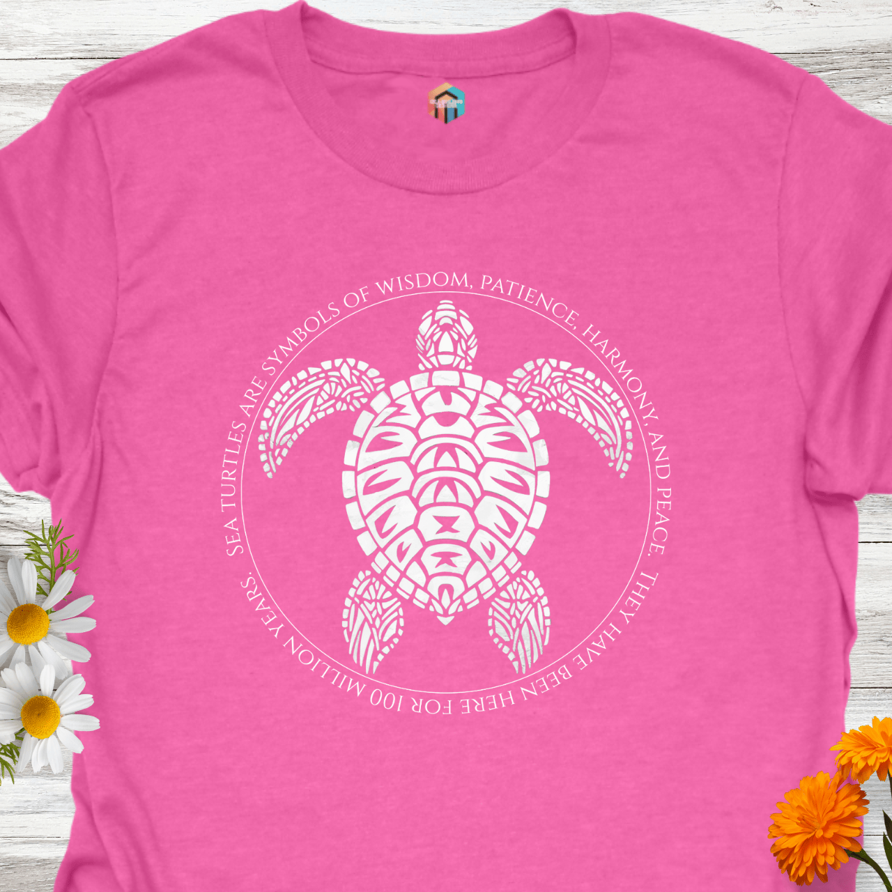 Sea Turtle Symbols T-Shirt