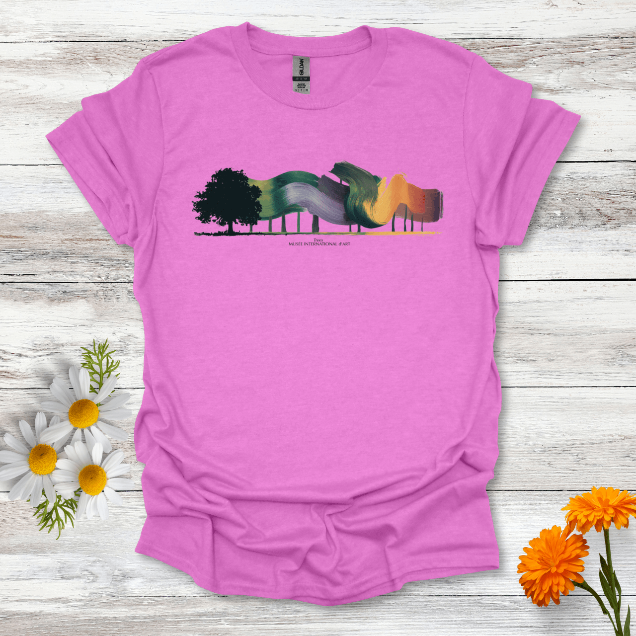 Trees in Abstract Color T-Shirt