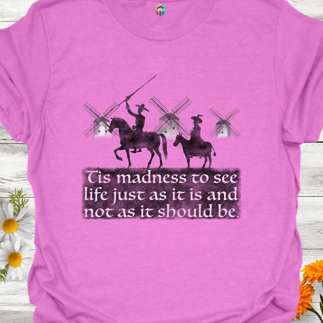 Don Quixote with Windmills T-Shirt