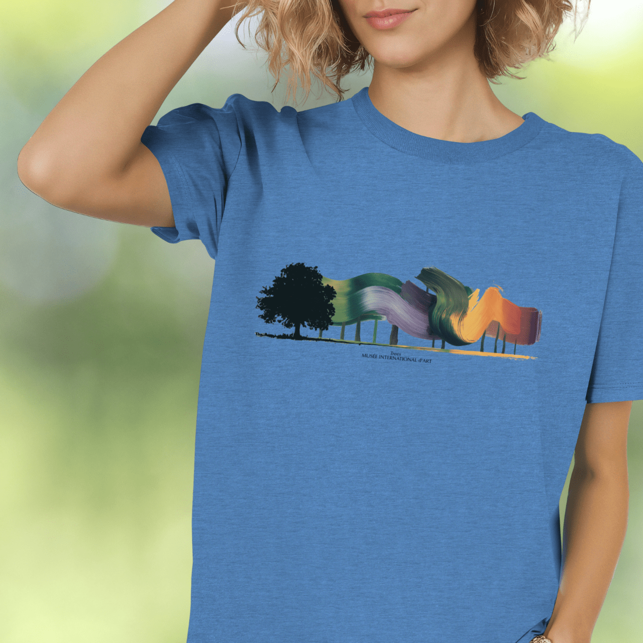 Trees in Abstract Color T-Shirt