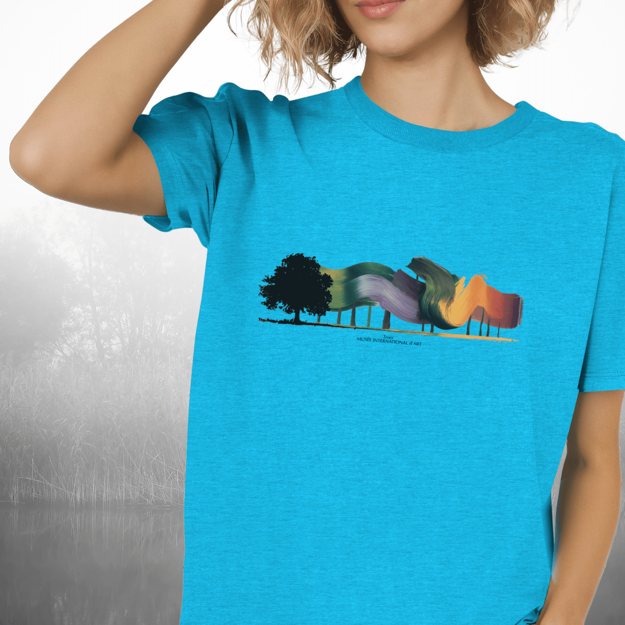 Trees in Abstract Color T-Shirt