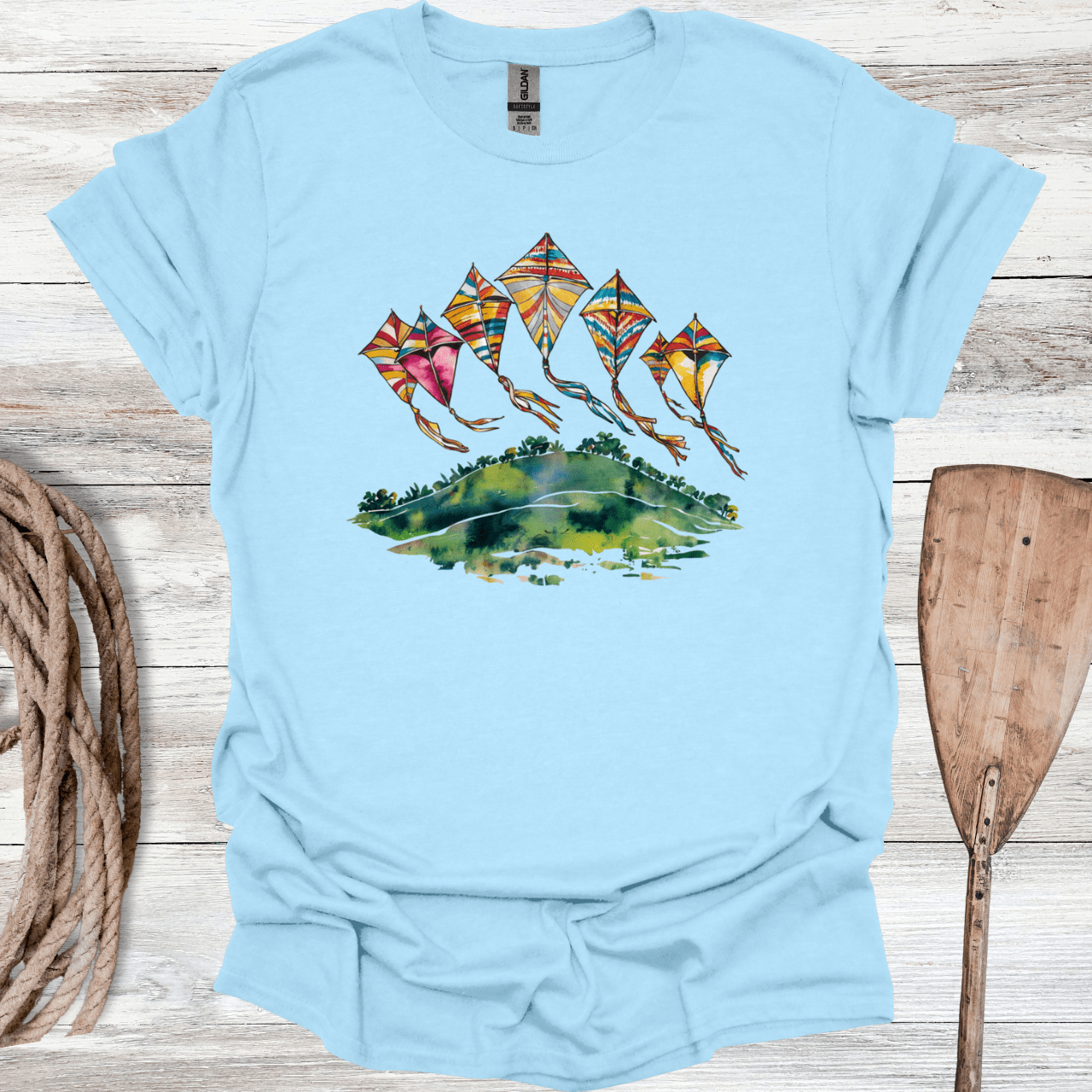 Kites Over a Hill T-Shirt