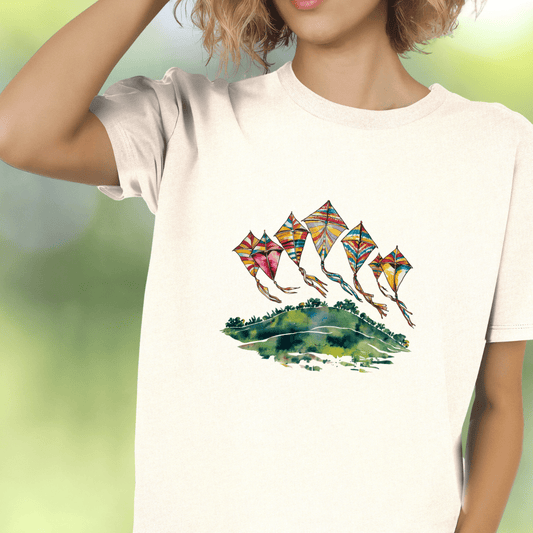 Kites Over a Hill T-Shirt