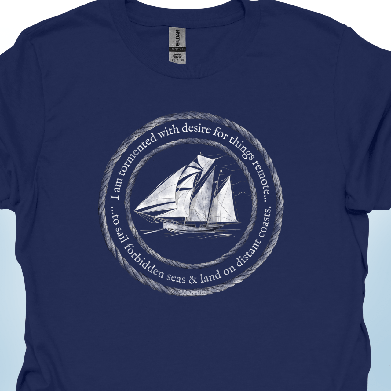 To Sail Forbidden Seas - Melville T-Shirt