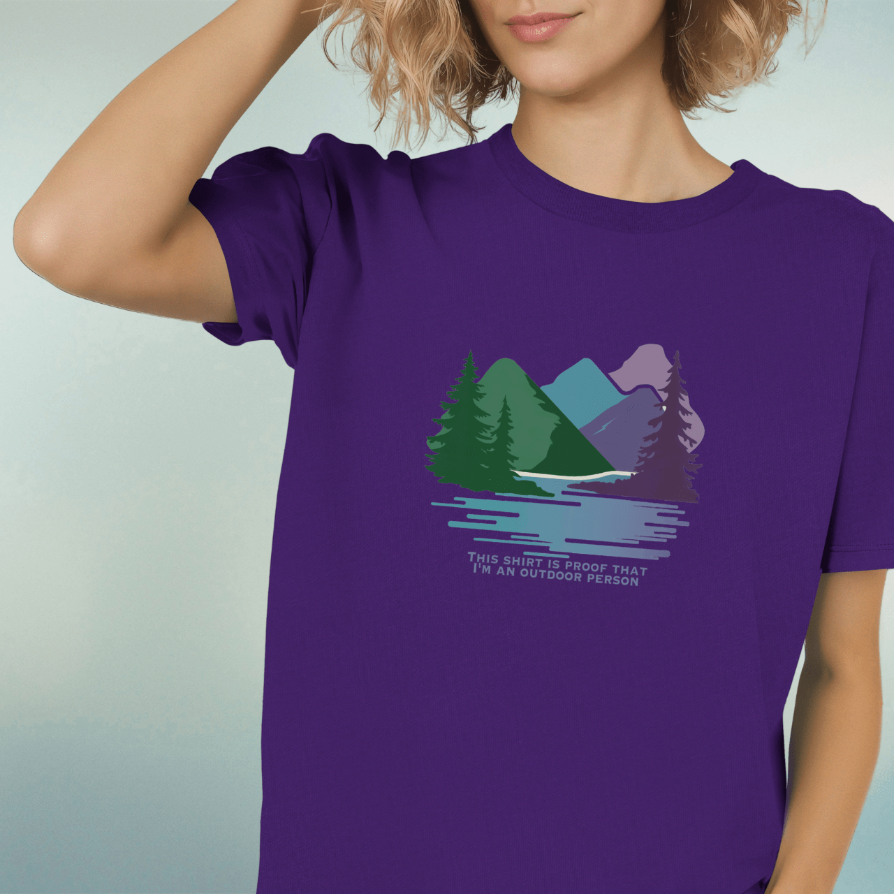 Proof I'm an Outdoor Person T-Shirt