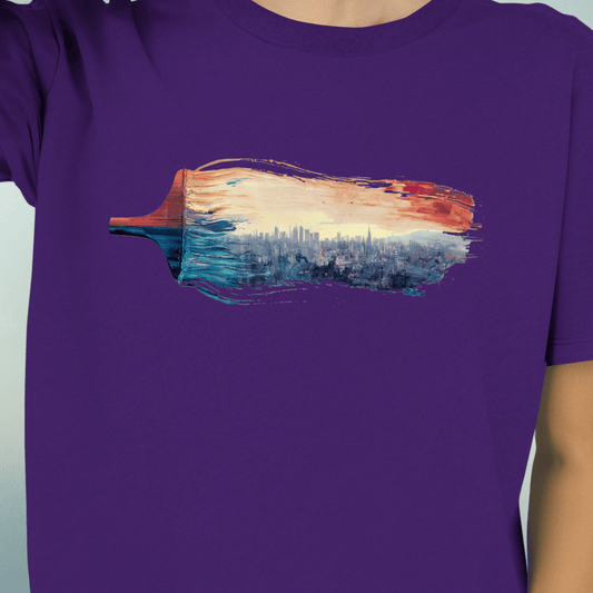 Brushstroke City, USA T-Shirt