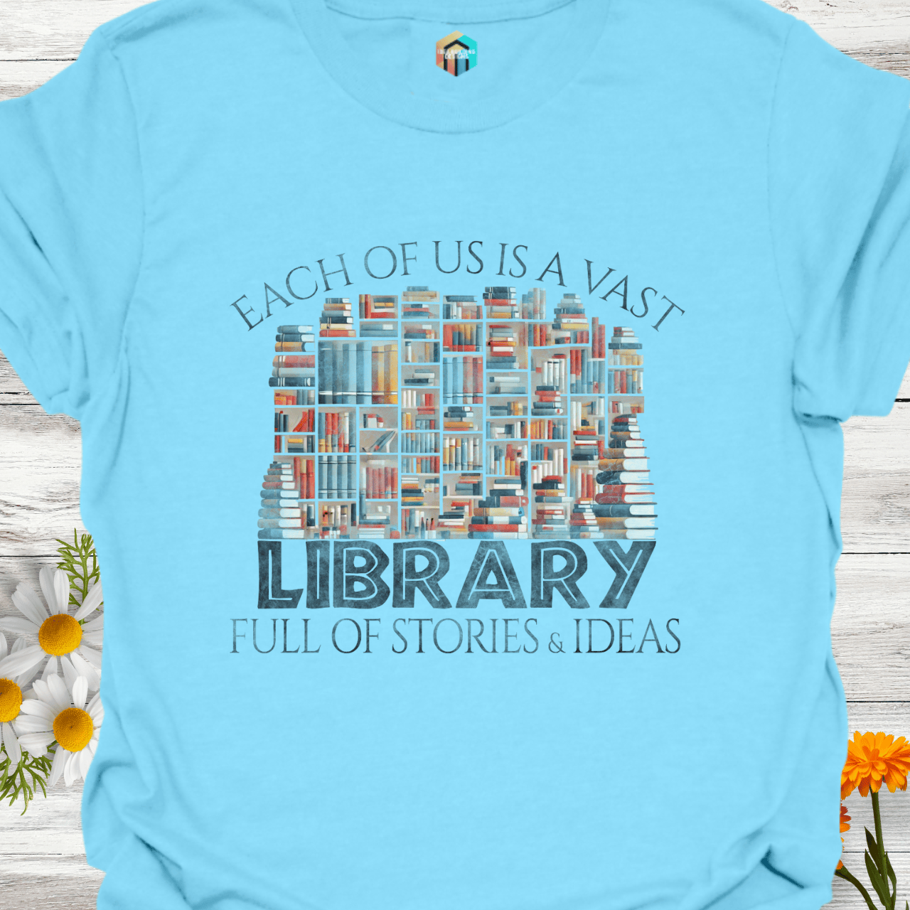 Each of Us is a Vast Library T-Shirt