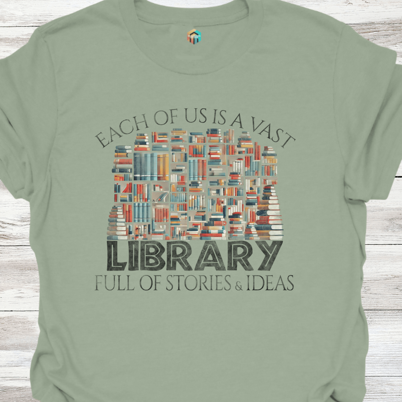 Each of Us is a Vast Library T-Shirt