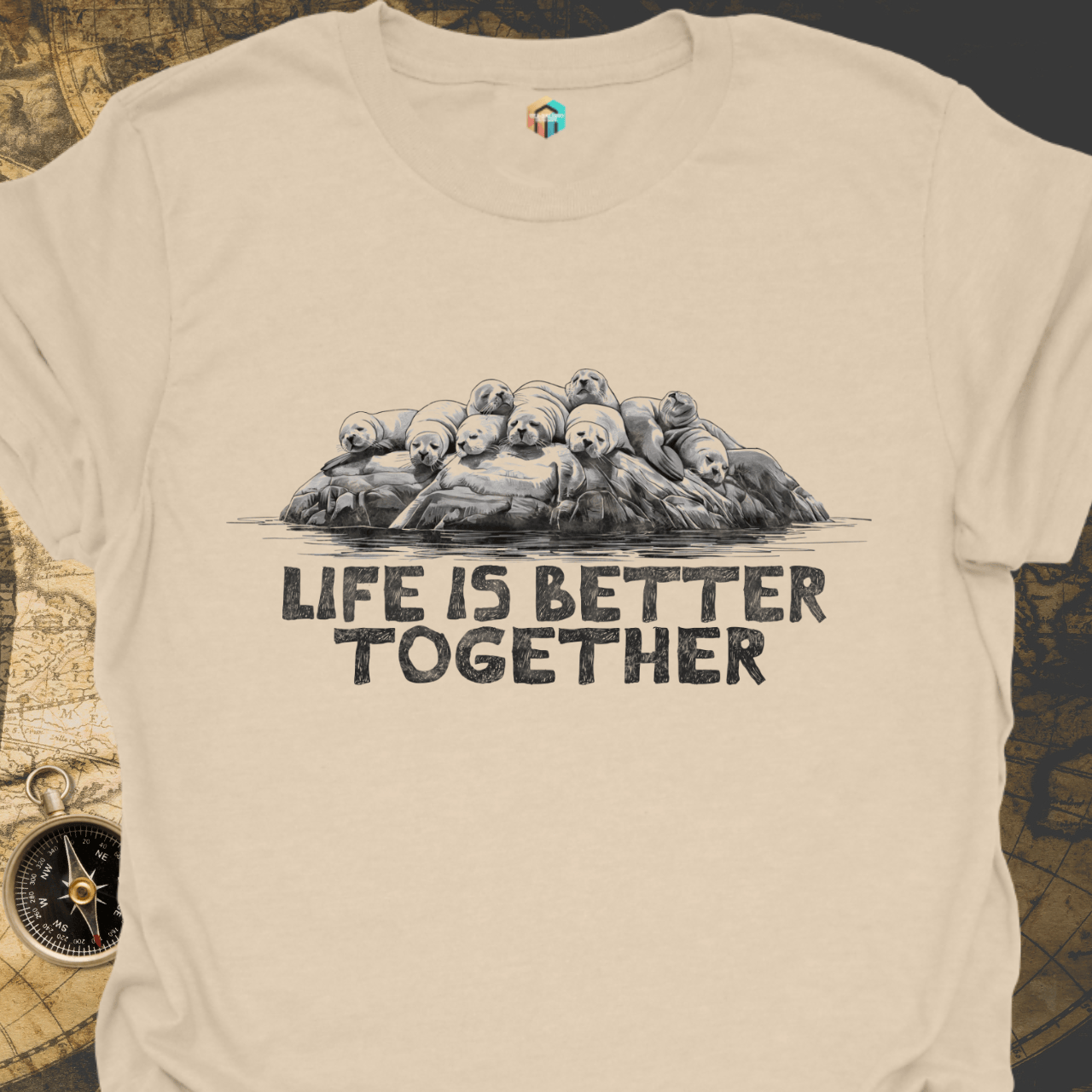 Life is Better Together Sea Lions T-Shirt