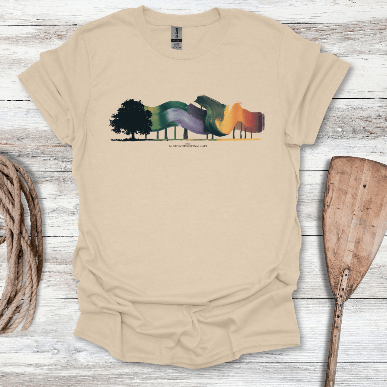 Trees in Abstract Color T-Shirt