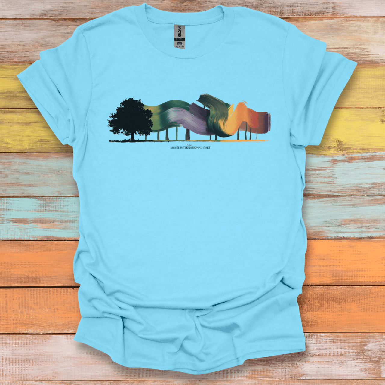 Trees in Abstract Color T-Shirt