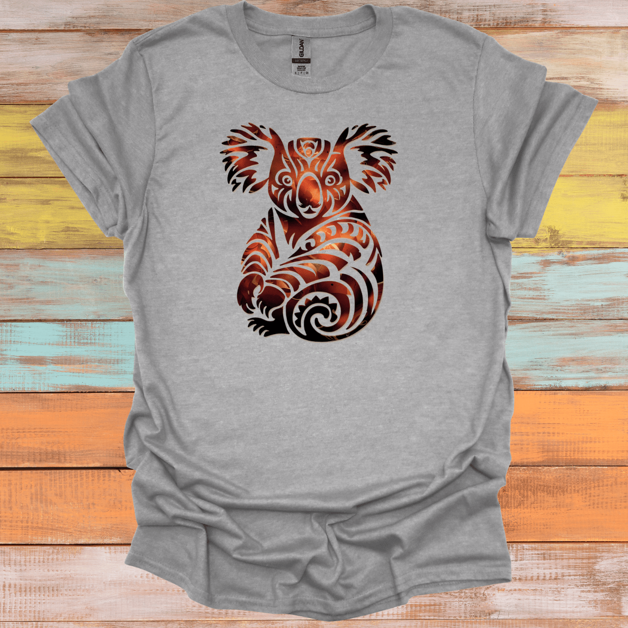 Koala in Color T-Shirt