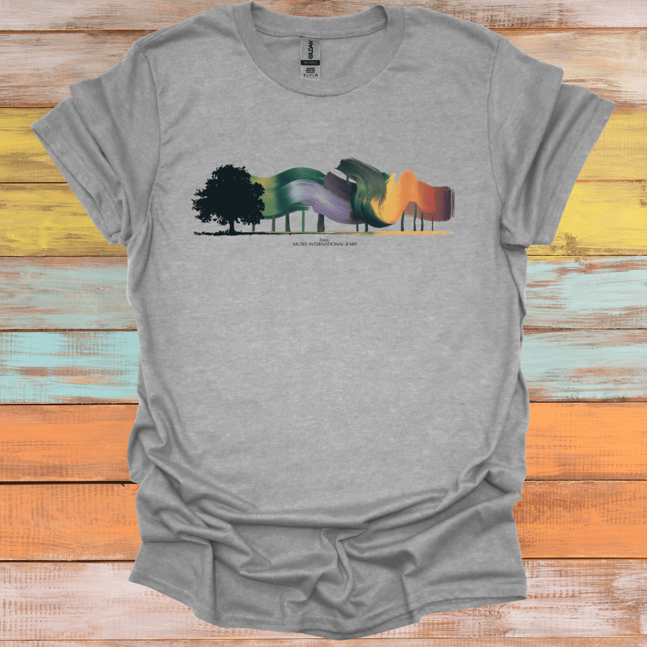 Trees in Abstract Color T-Shirt