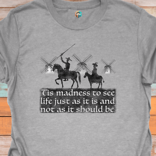 Don Quixote with Windmills T-Shirt