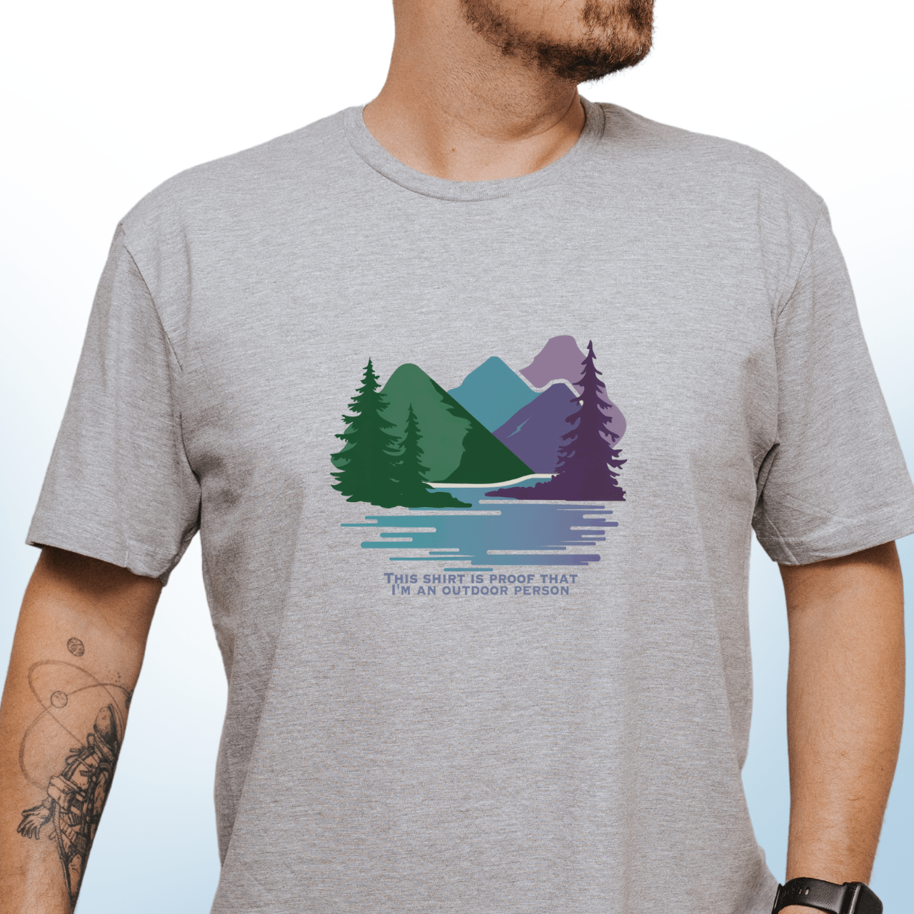 Proof I'm an Outdoor Person T-Shirt