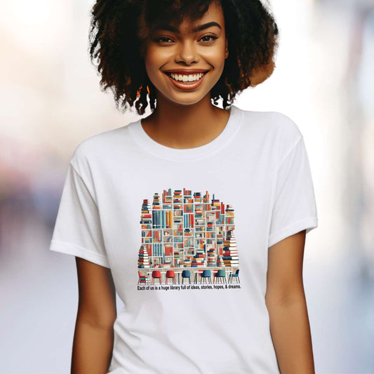 Each of Us is a Huge Library T-Shirt