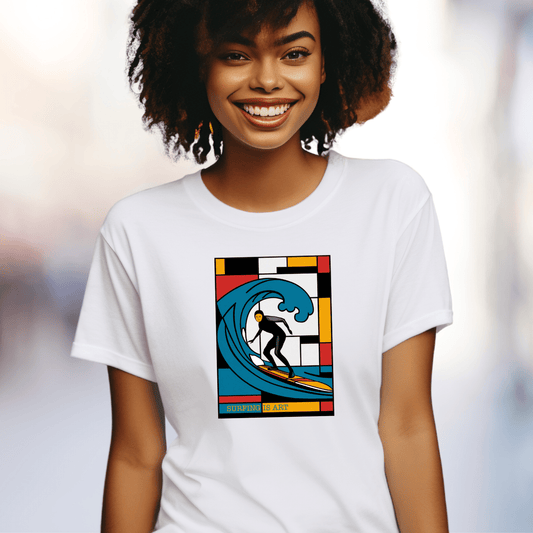 Surfing is Art T-Shirt