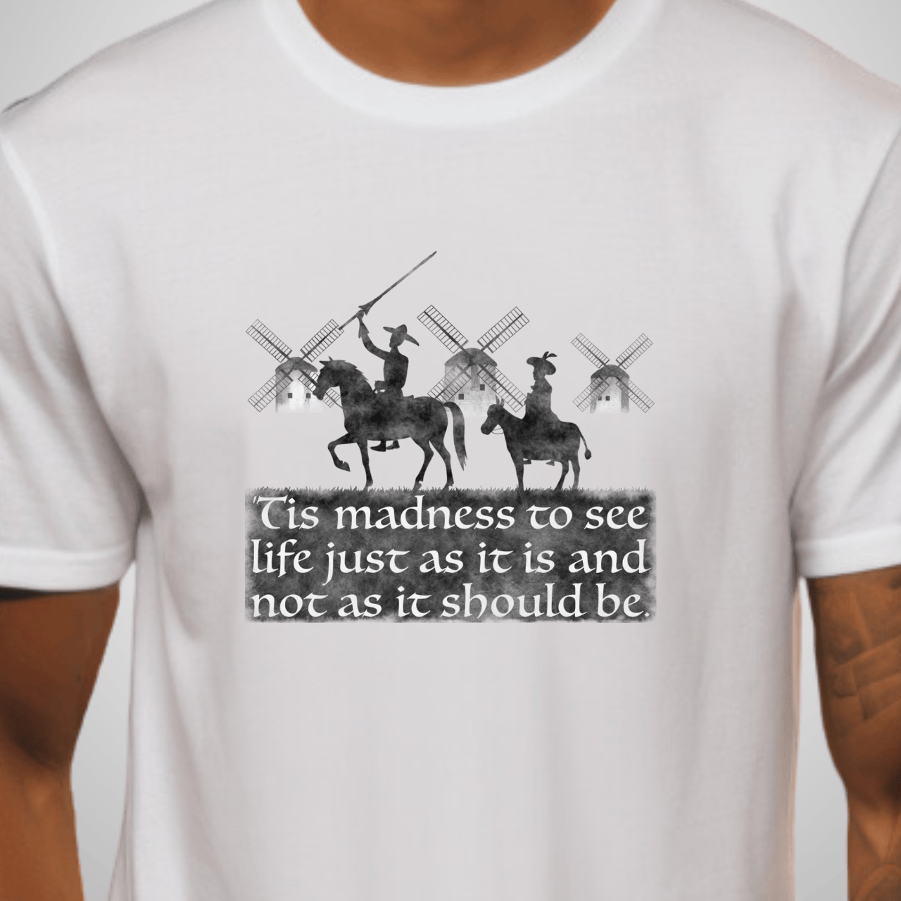 Don Quixote with Windmills T-Shirt
